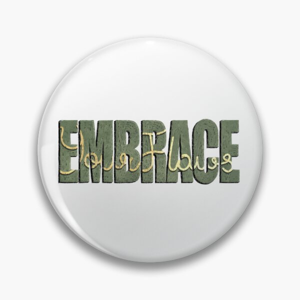 Item preview, Embrace your flaws designed and sold by MindfulReminder.