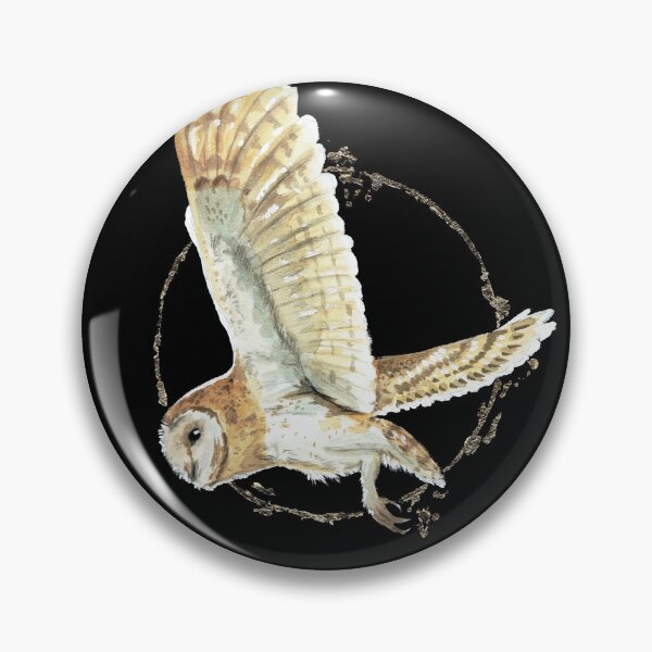 Item preview, be free and fly - owl painting designed and sold by Nekospencilart.