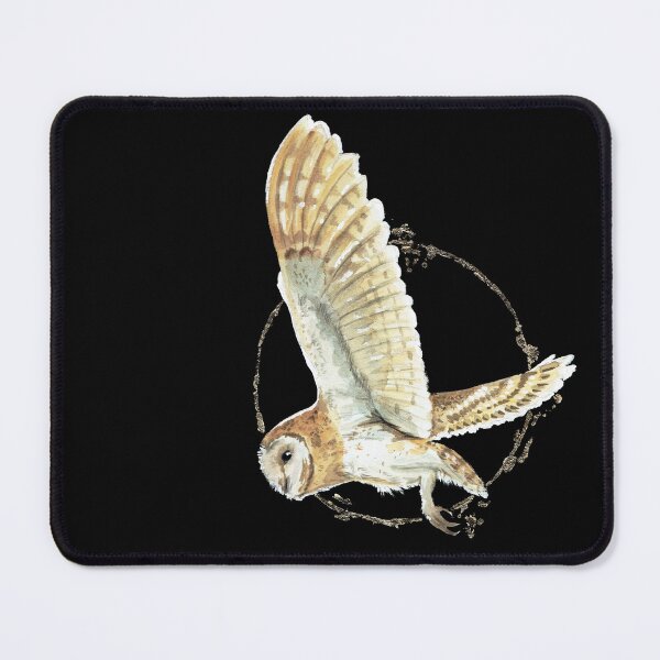 Item preview, be free and fly - owl painting designed and sold by Nekospencilart.