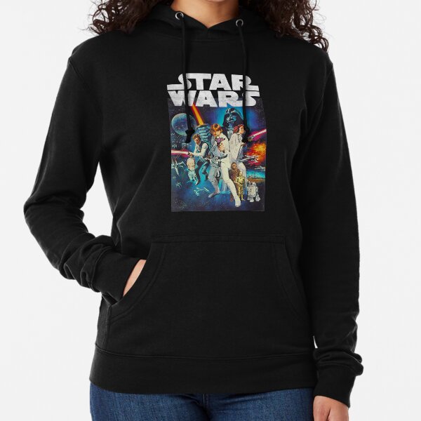 Vintage Cast Poster Lightweight Hoodie