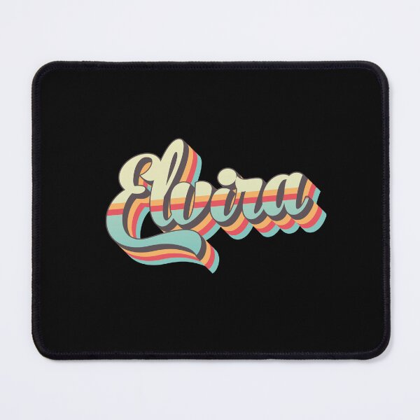 Item preview, Elvira name - cool 70s retro font surf style design designed and sold by NameTheory.
