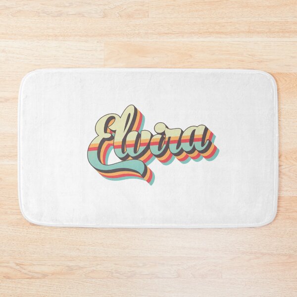 Item preview, Elvira name - cool 70s retro font surf style design designed and sold by NameTheory.
