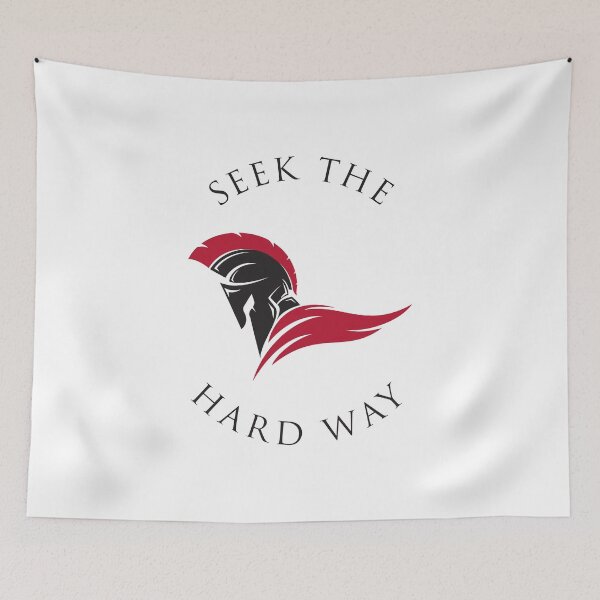 Item preview, Seek The Hard Way - Light designed and sold by Motiv8-Tees.