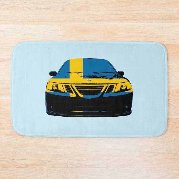Item preview, Saab 9-3 2nd generation classic car Swedish flag monoblock designed and sold by soitwouldseem.