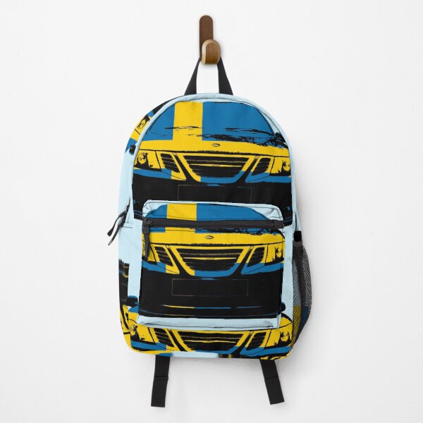 Item preview, Saab 9-3 2nd generation classic car Swedish flag monoblock designed and sold by soitwouldseem.