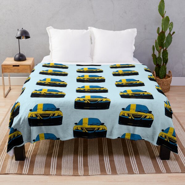 Item preview, Saab 9-3 2nd generation classic car Swedish flag monoblock designed and sold by soitwouldseem.