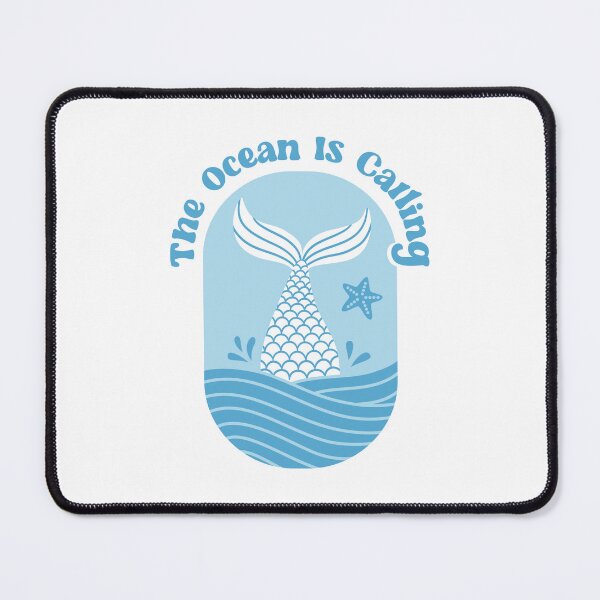 Item preview, Mermaid Tail The Ocean Is Calling Quote designed and sold by rustydoodle.
