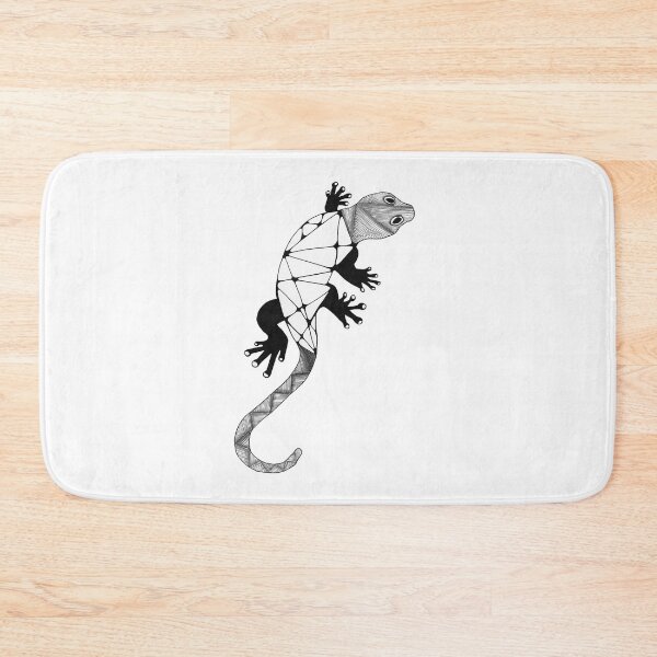 Item preview, gecko Zentangle art inspired by zentangle designed and sold by SophieQueuniez.