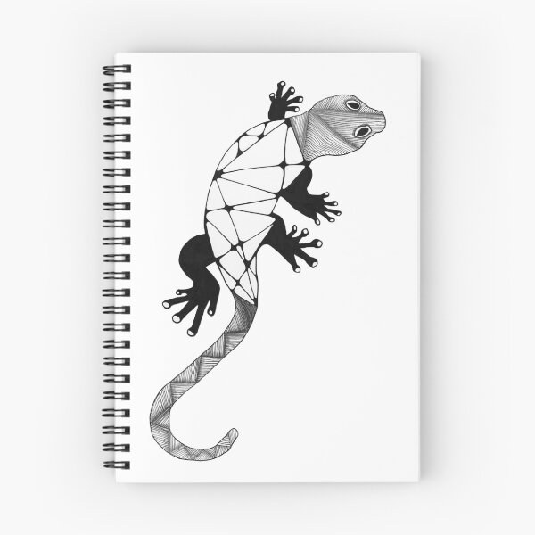 Artikelvorschau, Gecko Zentangle-Kunst inspiriert von Zentangle entworfen und verkauft von SophieQueuniez.
