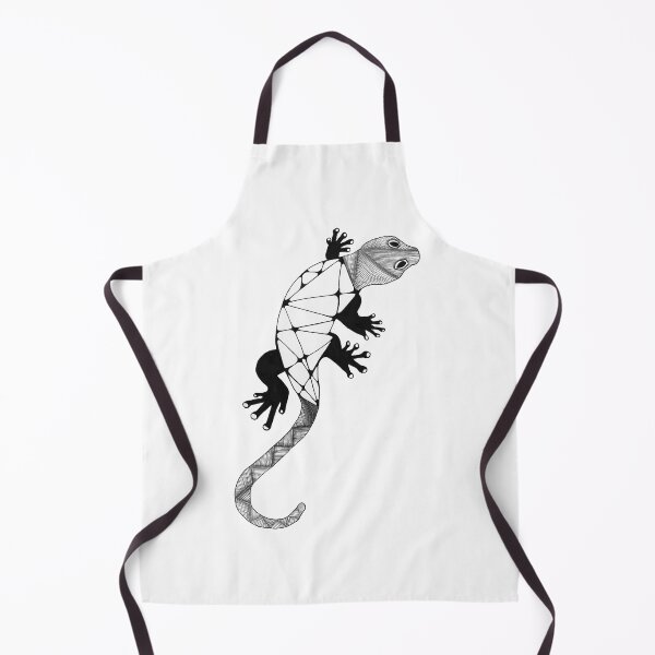 Item preview, gecko Zentangle art inspired by zentangle designed and sold by SophieQueuniez.