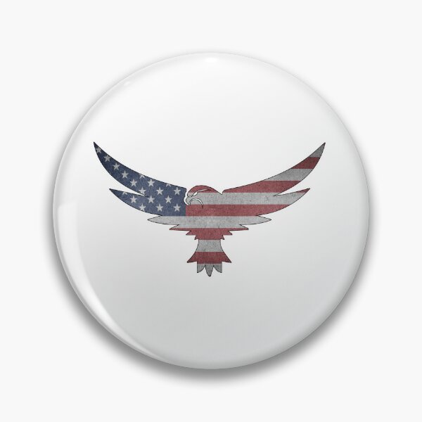 Item preview, US Flag Eagle Silhouette designed and sold by hijackhippo.