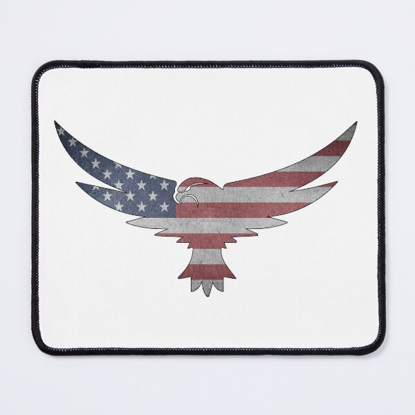 Item preview, US Flag Eagle Silhouette designed and sold by hijackhippo.