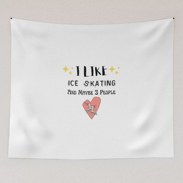 Item preview, I Like Ice Skating And Maybe 3 People designed and sold by yassminishop.