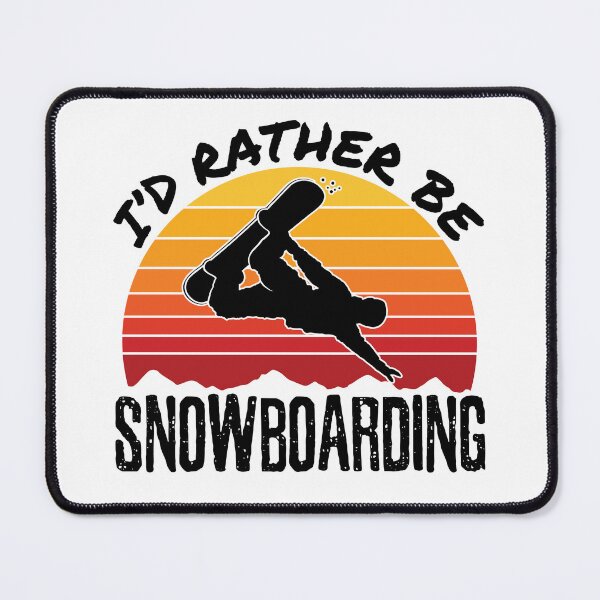 Item preview, I'd Rather Be Snowboarding Snowboarder Boarder designed and sold by jaygo.