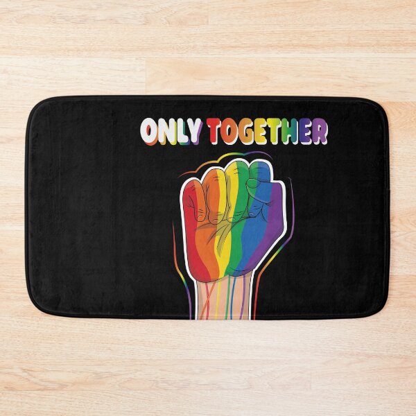 Item preview, Only Together We Are Strong, Rainbow Colors, LGBT designed and sold by Kaaimaan.