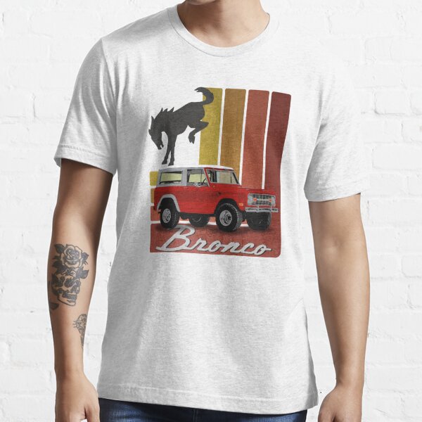 1992-96 Ford Bronco 4x4 Truck Classic Front End Design Tshirt