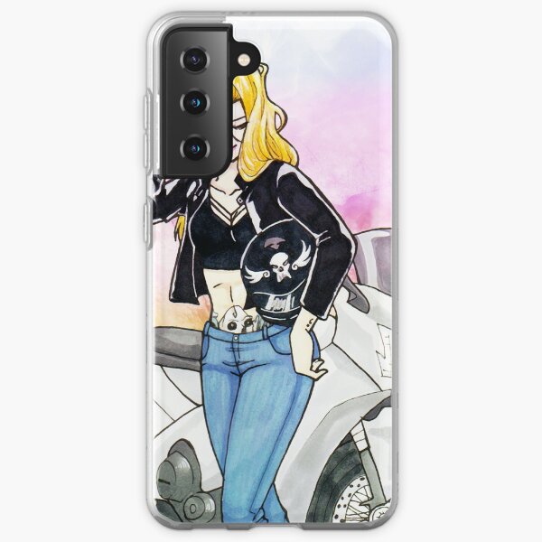 Biker Blonde Samsung Galaxy Soft Case