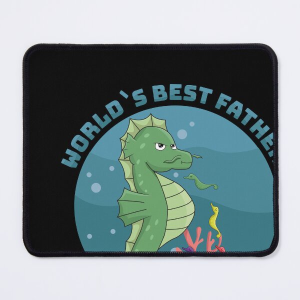 Item preview, World's Best Dad Seahorse designed and sold by Kaaimaan.