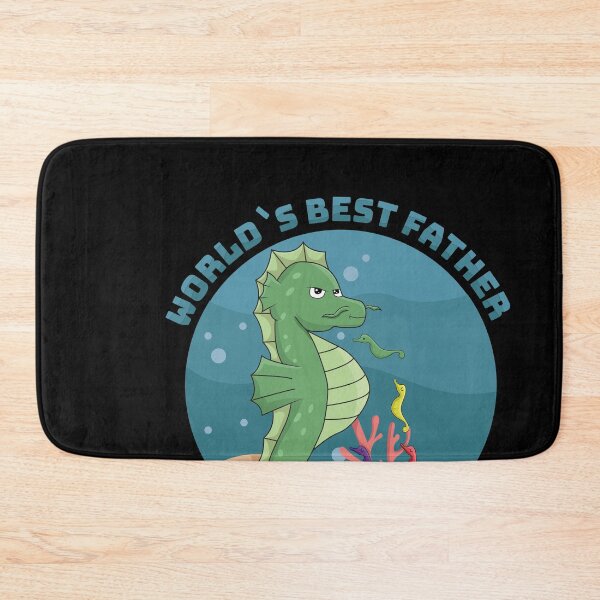 Item preview, World's Best Dad Seahorse designed and sold by Kaaimaan.