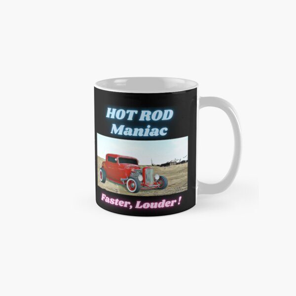 #001 american hot rod maniac vintage cars - cartoon gta v style mug classiq...