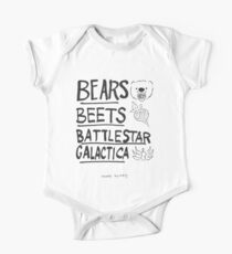 Bears, Beets, Battlestar Galactica One Piece - Short Sleeve