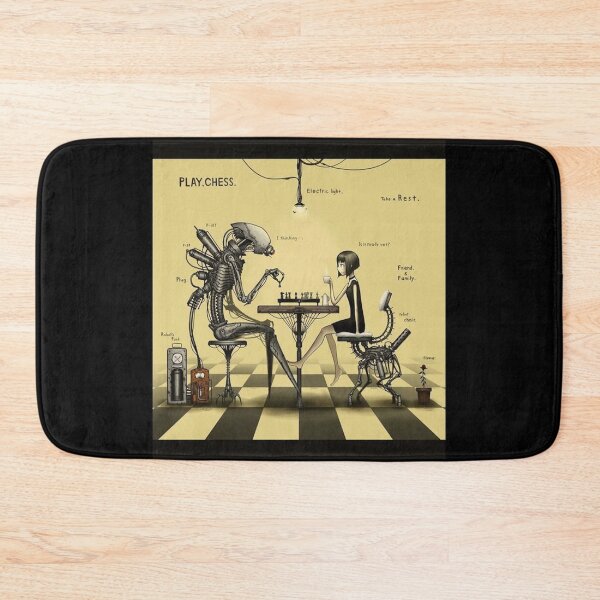 Item preview, Robot Alien Playing Chess - Lichess Down Image designed and sold by GambitChess.