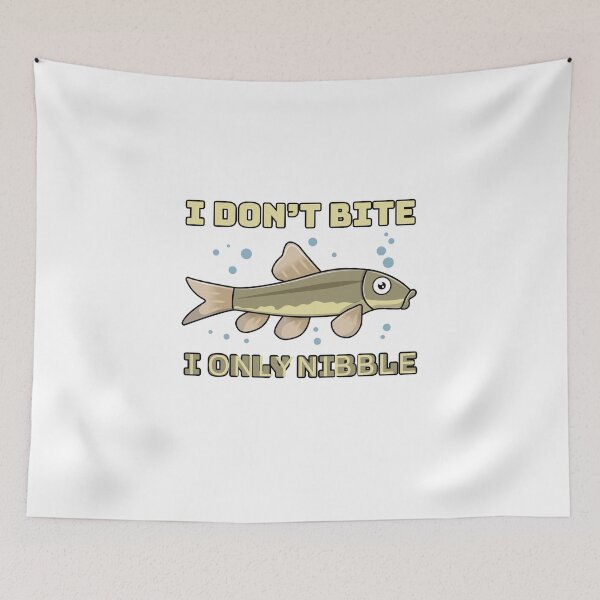Item preview, I Do Not Bite-I only nibble- Doctor Fish designed and sold by Kaaimaan.
