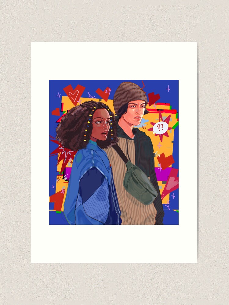 Heartstopper - Tao and Elle Art Print for Sale by calicoture