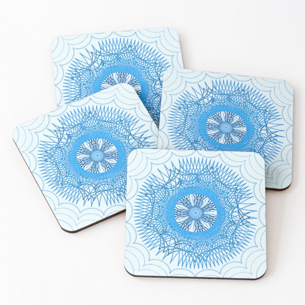 Item preview, Blue Spirograph designed and sold by Shapes-Mania.