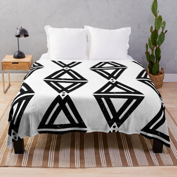 Item preview, Mirrored Geometric Triangle Line Art – Abstract Design designed and sold by TM Selvam.