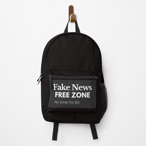 Item preview, Fake News Free Zone - No time for BS designed and sold by ShakingTrees.