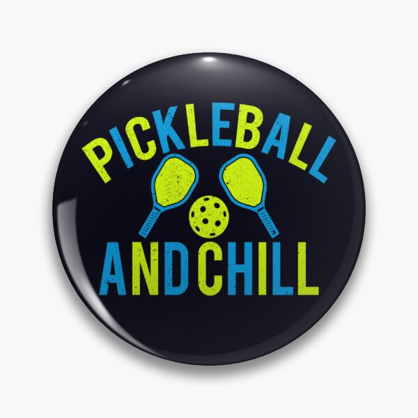 Item preview, Vintage Funny Pickleball and Chill - Pun for the Pickleball Player designed and sold by madtoyman.
