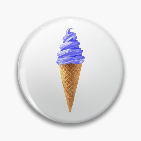 Item preview, Indigo Ube Soft Serve Ice Cream Cone designed and sold by Deborah Camp.