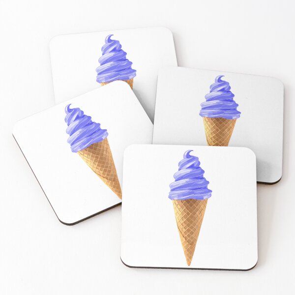 Item preview, Indigo Ube Soft Serve Ice Cream Cone designed and sold by Deborah Camp.