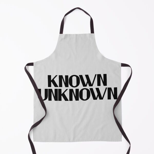 Item preview, Known Unknown - Bold Black Text designed and sold by Chubuter.