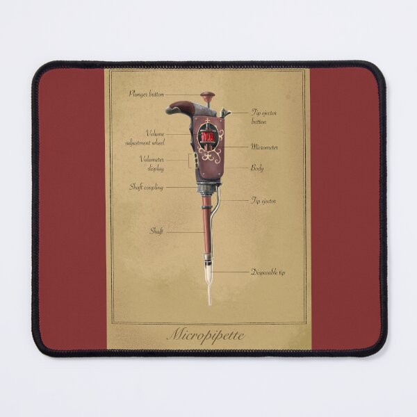 Item preview, Steampunk / Vintage Pipette Diagram designed and sold by Science Lab Designs.