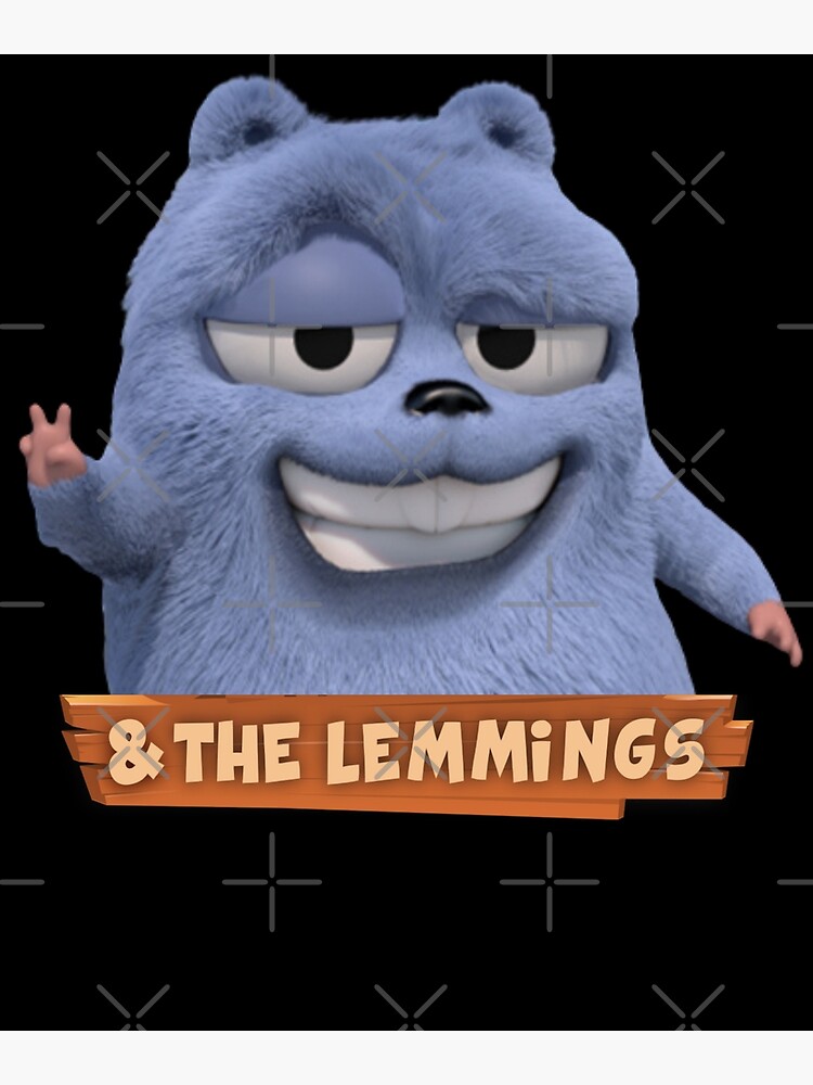 Grizzy and The Lemmings karikatuur strandhanddoek, badhanddoek voor