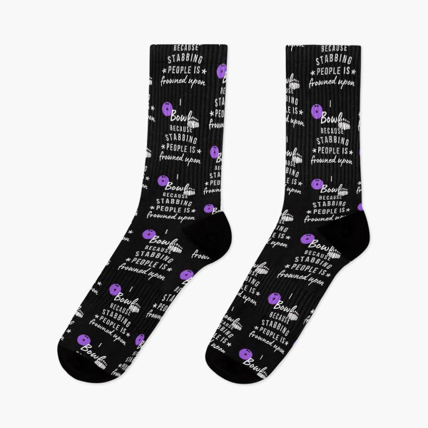 Item preview, I Bowl Because Stabbing People Is Frowned Upon designed and sold by AliSupply.