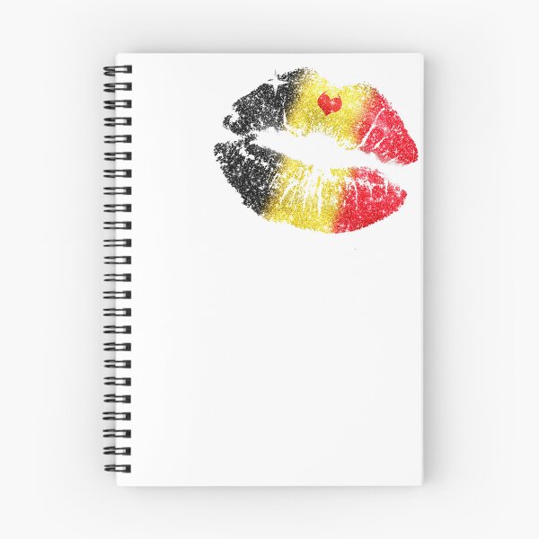 Item preview, Belgium Flag Makeup Lipstick Kiss Mark Bruxelles designed and sold by Jolly-Yosei.