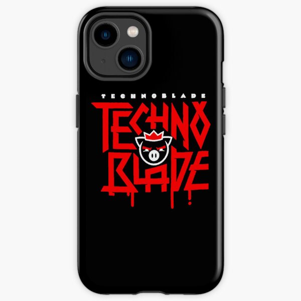 TechnoBlade Logo Red iPhone Tough Case