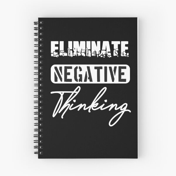 Item preview, Don't give negative thinking a chance eliminate negative thinking | Motivational quote for all doubters designed and sold by Gordenwear.
