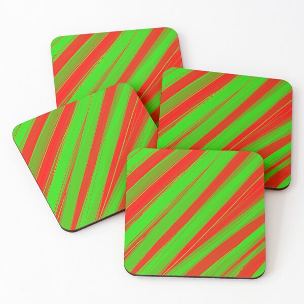 Item preview, Green and Red Stripes designed and sold by StarCap7.