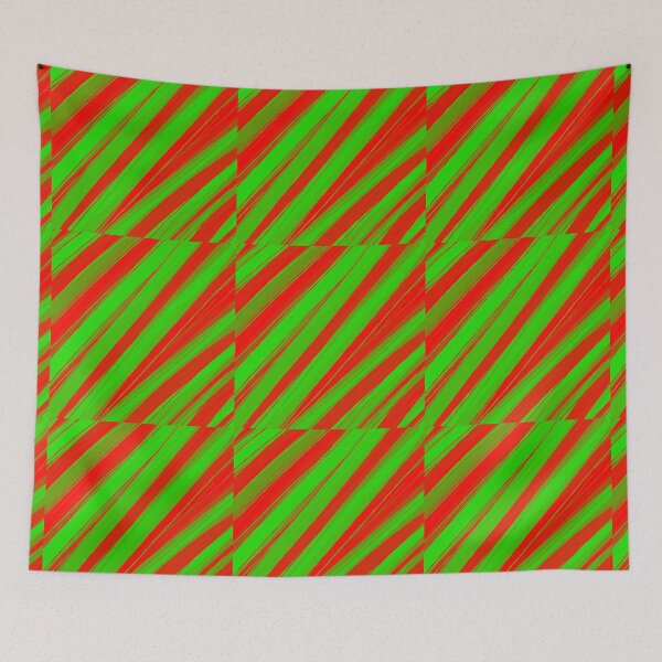Item preview, Green and Red Stripes designed and sold by StarCap7.