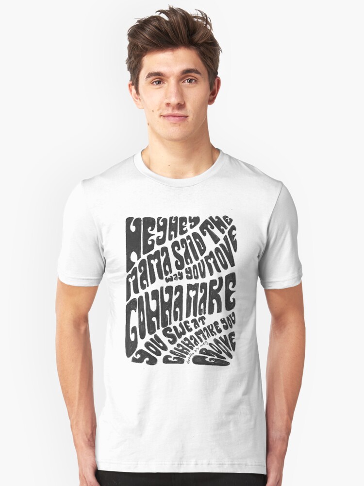 Alternate view of Hey hey mama Slim Fit T-Shirt