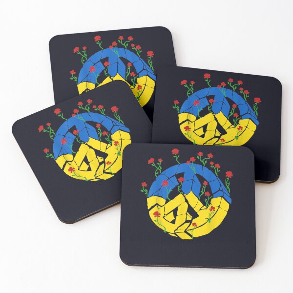 Item preview, Ukraine Flag Peace Flowers designed and sold by DeannaMarks.