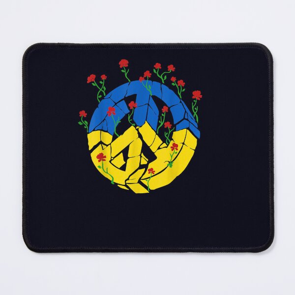 Item preview, Ukraine Flag Peace Flowers designed and sold by DeannaMarks.