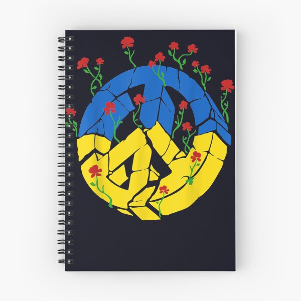 Item preview, Ukraine Flag Peace Flowers designed and sold by DeannaMarks.