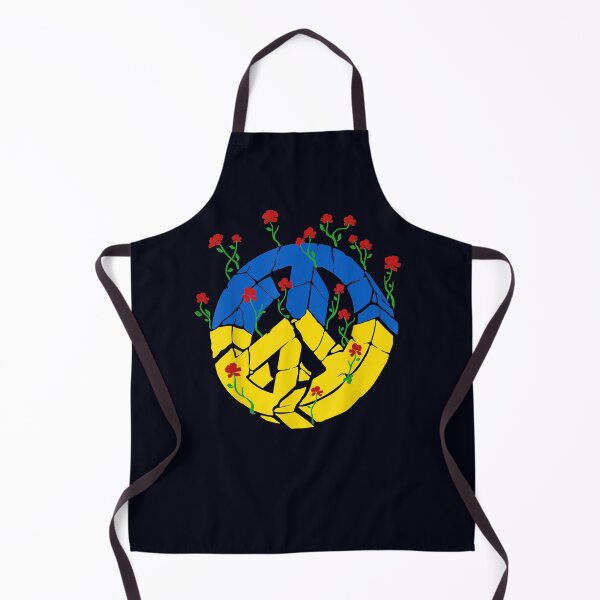 Item preview, Ukraine Flag Peace Flowers designed and sold by DeannaMarks.