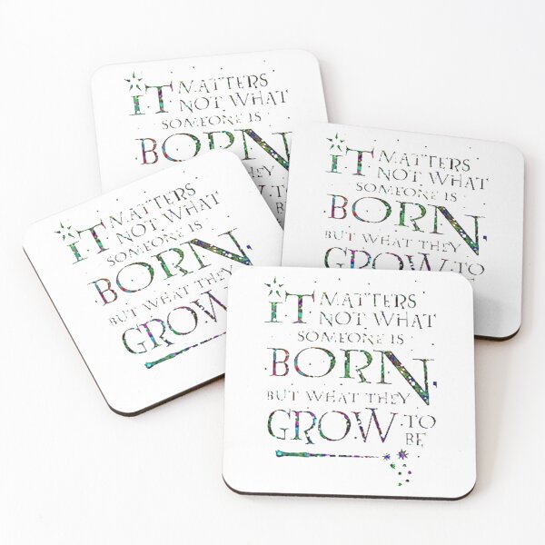 Item preview, It Matters Not What Someone Is Born   designed and sold by AThousandCrafts.