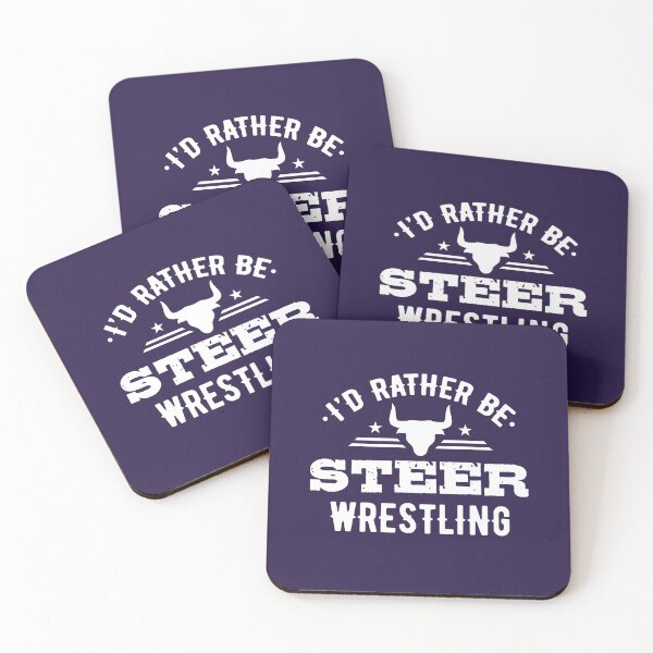 Item preview, I'd Rather Be Steer Wrestling designed and sold by jaygo.